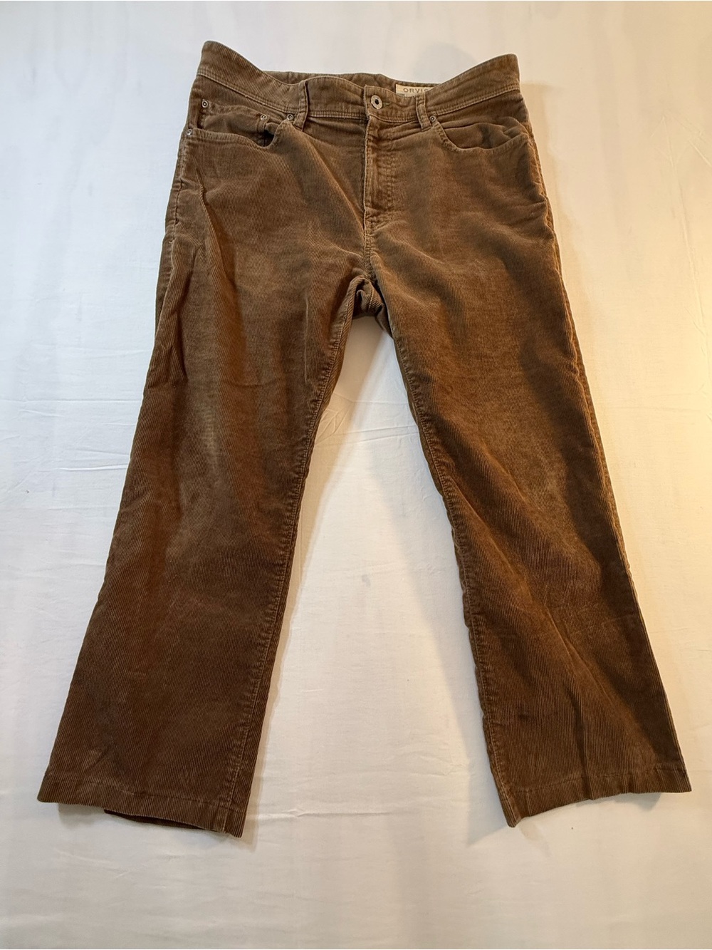 Orvis Men's Corduroy Pants in Rich Brown